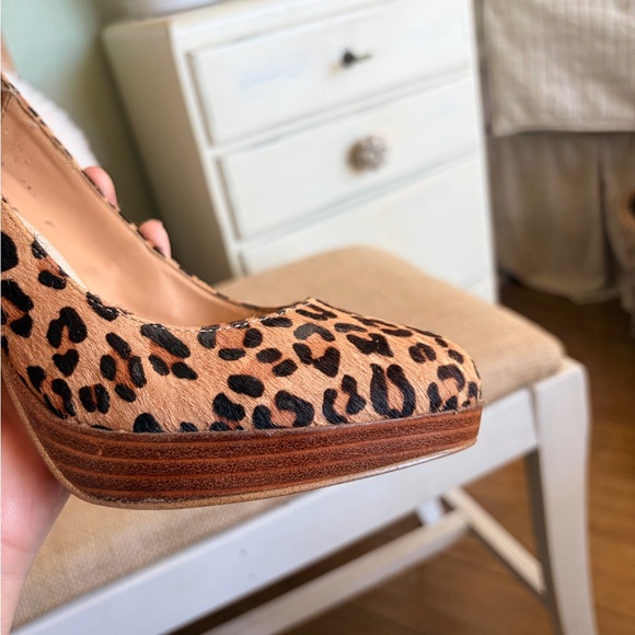 🖤Y2K🤎 BAKERS vintage Leopard Print Platform Pumps - Women - Picture 9 of 13